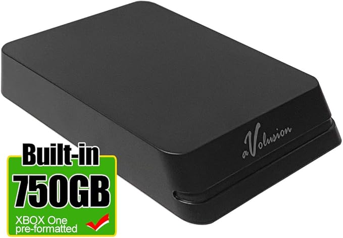 Avolusion Mini HDDGear 750GB USB 3.0 Portable External Gaming Hard Drive (Compatible with XBOX One Pre-Formatted)