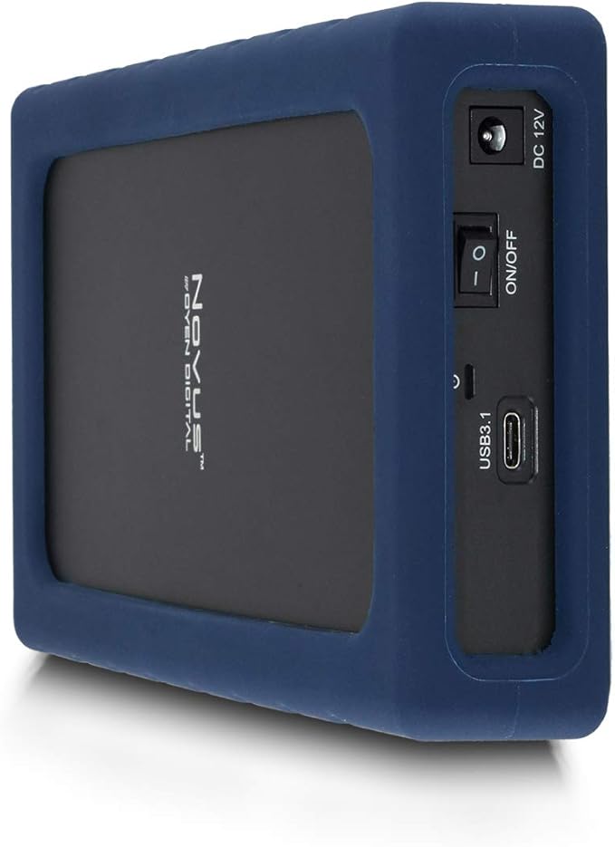 Novus USB-C Rugged 3.5-Inch External Hard Drive Enclosure