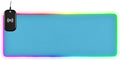 Blue Light Mouse Pad Gaming Mousepad Non Slip Desk Mat Wireless Charging Computer Mouse Pads RGB Keyboard Pad Mats for Desktop Office Home 35.4 x 15.7 in