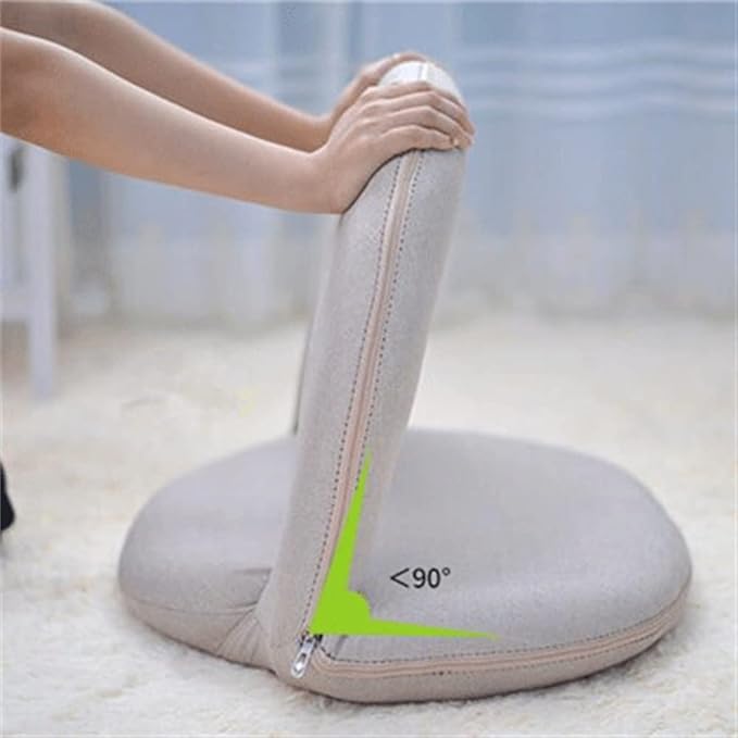 Office Chair Gaming Chair Computer Chair Leisure Chair for Meditation Watching Tv Padded Floor Chair with Adjustable Backrest Living Room Furniture