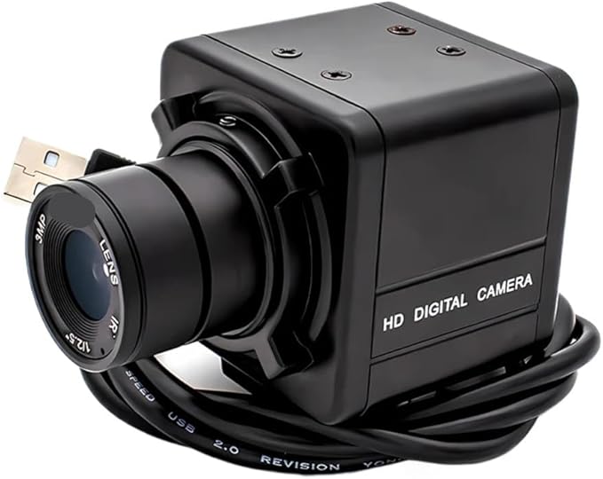 5MP 8MP 30FPS Industrial Metal Box USB Camera Fixed Focal Lens IMX415 USB2 Support UVC OTG for Live Streaming Conference