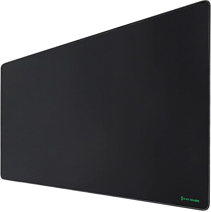 Black Shark Gaming Mouse Pad Desk Mat 47.2” x 23.6” Oversized Large Mouse Pad Non-Slip Mousepad Super-Thick with Special-Textured Surface Anti-Fray Stitched Edges Desk Pad Manta P4