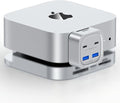 Mac mini M4 Hub 6-in-1 Front-Access Docking Station Mac mini M4 Accessories with 4× USB3.2 10Gbps (USB-C &amp USB-A) SD/TF 3.0 Card Reader Space-Saving Splitter for Creators &amp Professionals