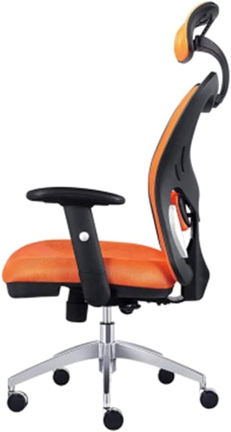 Gaming Chair for Home Armchair Game Chairs Office ArmchairsLift Swivel Chair Ergonomic Mesh Chair Seat Stool Chair (Color:Orange)