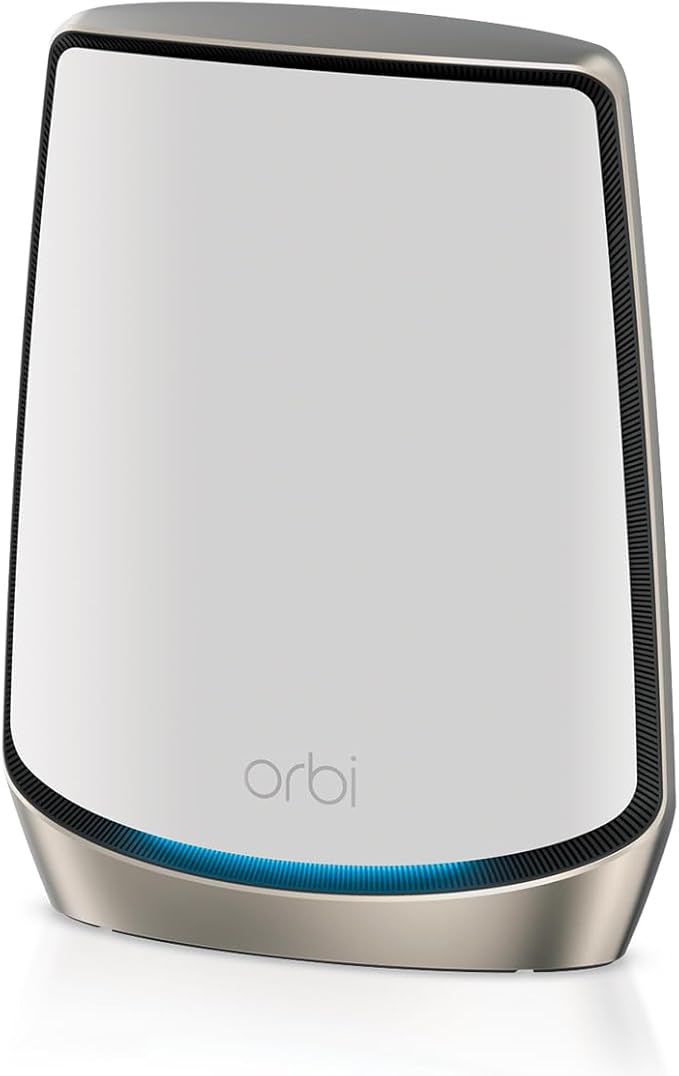 NETGEAR Orbi Tri-Band WiFi 6 Router (RBR860S) - Coverage up to 2700 sq. ft 100 Devices -10 Gig Internet Port - AX6000 802.11ax (up to 6Gbps) (Renewed)