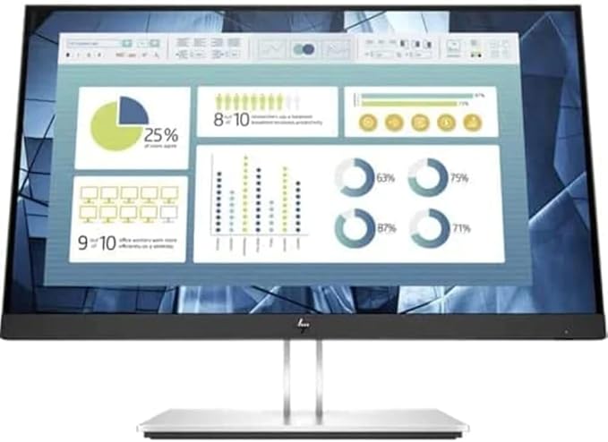 HP E22 G4 22 Class Full HD LCD Monitor - 16:9 - Black Silver - 21.5 Viewable - in-Plane Switching (IPS) Technology - LED Backlight - 1920 x 1080-250 Nit Typical - 5 ms - 60 Hz Refresh Rate - HDMI