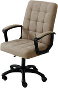 Office Chair Gaming Chair Computer Chairs with Arms Swivel Chair Fabric Middle Back Multifunctional Adjustable Height 360°Rotation(Color:Default)