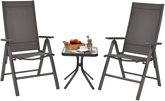 Office Chair Gaming Chair Computer Chair Patio Chair 2 Piece Folding Dining Chair with Adjustable Back