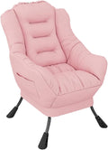 Mlaea Ergonomic Deck Chairs Comfortable Soft Bedroom Chairs Clothing Store Restaurant Gaming Reclining Chairs 45 * 45 * 85CM(Color:#1)