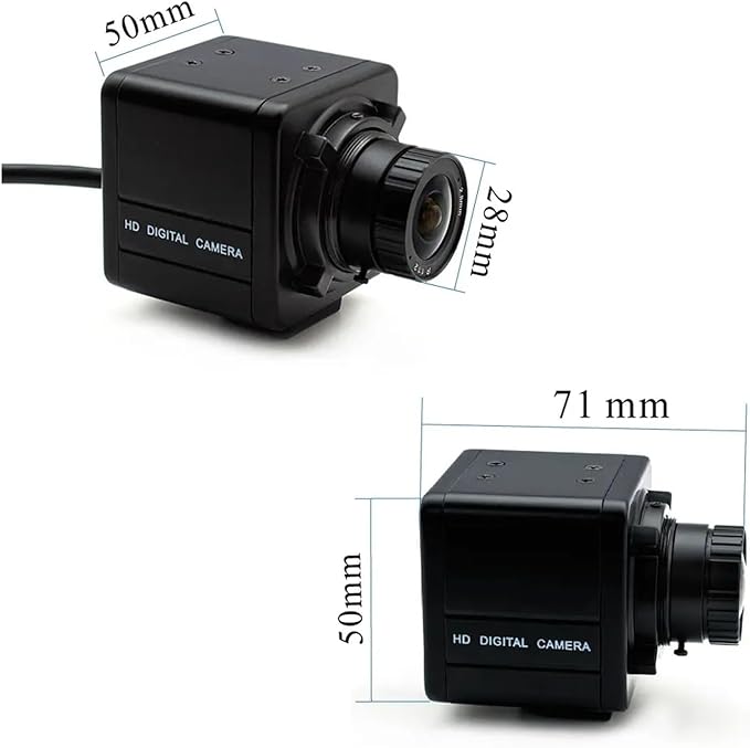 Mini Camera 3 4 5 8MP CMOS Security POE H265 with 2mm Fixed CS Lens P2P IP POE48V Industrial Camera