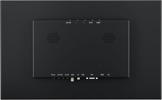 Beetronics 17-Inch Full HD IPS Monitor - Professional Industrial-Grade Display | HDMI VGA BNC RCA Inputs | Durable Metal Housing Matte Screen 24/7 Continuous Operation Wide Viewing Angle 17HD7M