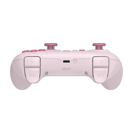 8Bitdo Ultimate C Bluetooth Controller for Switch with 6-axis Motion Control and Rumble Vibration (Pink)