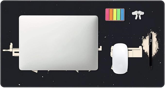 Handgun Desk Cover MatExtended Large Mouse PadComputer Laptop Mat Desk Decor for Office Game Home 30x16 Inch