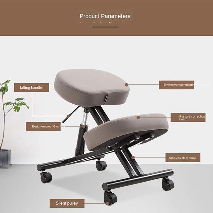Office Chair Gaming Chair Computer Chair Home Office Computer Leather Gaming Chair Spine Waist Sit Posture Correct Chair Hunchback Myopia Kneel Study Lift Chair