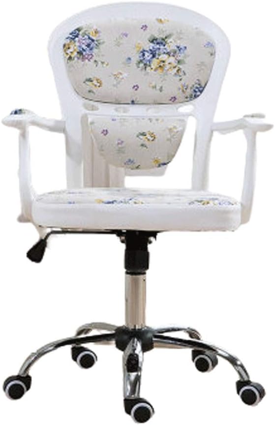 YYDS Chair Comfortable Gaming Chair Computer Office Chair with Steel Feet Ergonomic Home Rotatable Desk Chair for Live Broadcast Ergonomically (Color : Orchid Size : Steel feet)