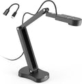 8MP Document Camera Doc Camera USB Webcam for Teachers and Classroom for A3 A4 Size Built-in Mic LED Light Image Inverst for Windows Mac Chromebook Distance Teaching