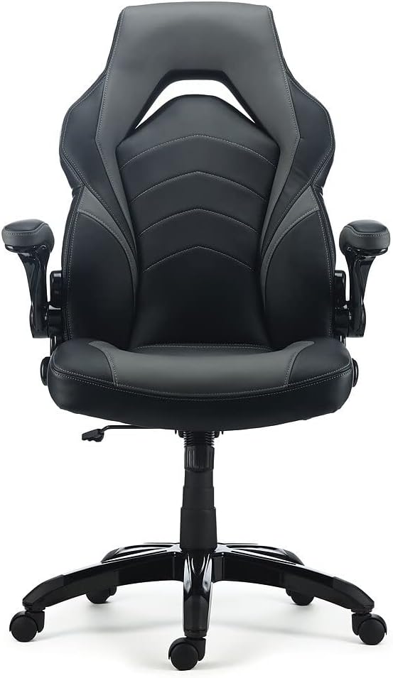 Office Chair Gaming Chair Black and Grey Desk Chair Gaming Chair