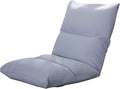 ELEFOCUS Folding Sofa Chair Folding Floor Chair Balcony Ergonomic Design Leisure Chair for Living Room Bedroom(Grey)
