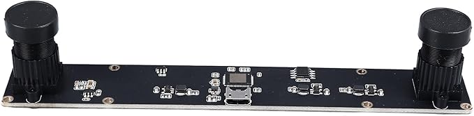 4MP Dual Lens USB Camera Board 1080P 72° Viewing Angle with Distortion - High Resolution Depth Detection 3D VR Distance Measurement for Industrial Use