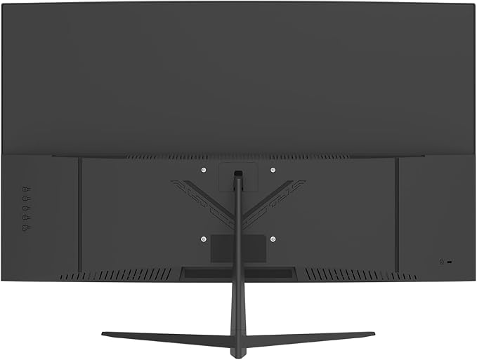 ZZA 32 Inch Curved Monitor 4K UHD 3840x2160 60Hz 3000R VA Display Gaming Monitor with Adaptive Sync HDMI 2.1 &amp DisplayPort 1.4 100% sRGB Computer Monitor VESA 100x100 Black
