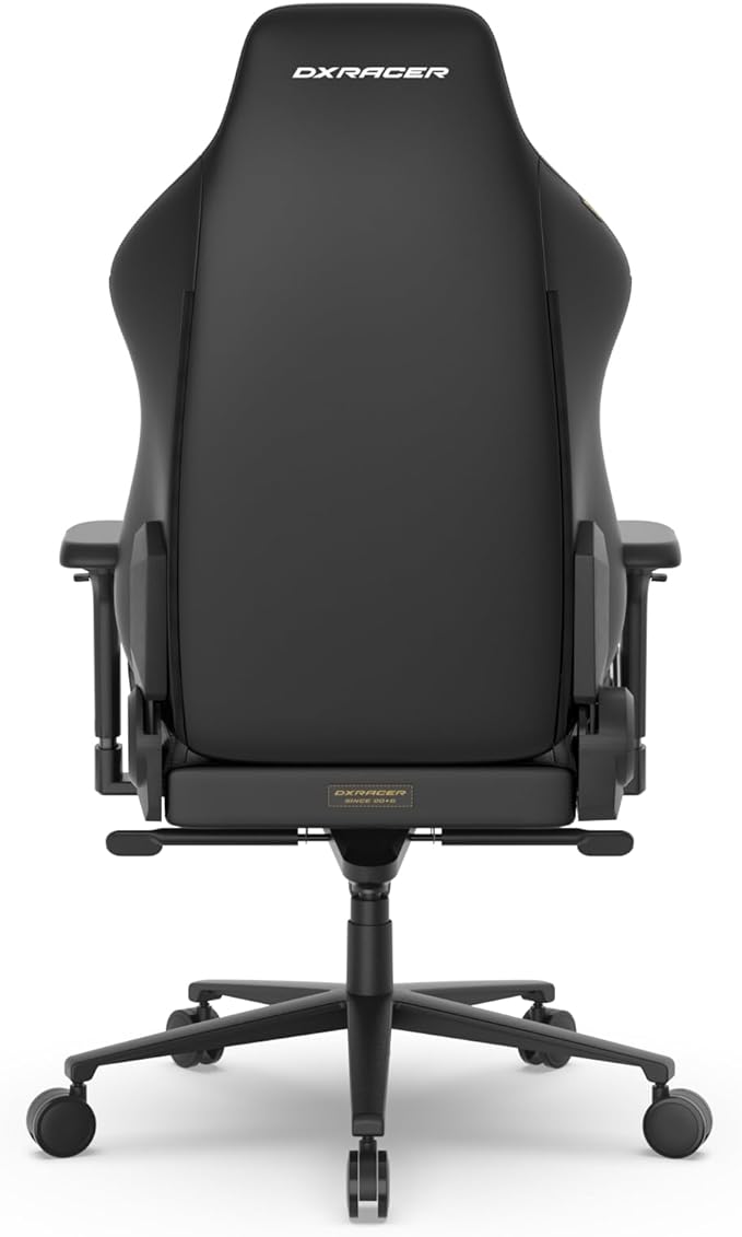 DXRacer Craft XL Video Gaming Chair for Adults Ergonomic Office Reclining Computer Chair with Magnetic Head Pillow and Lumbar Support Racing Style (EPU Leatherette EPU Leatherette Black)