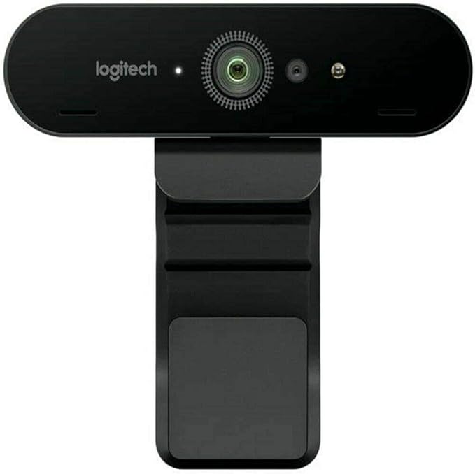 Logitech BRIO Ultra HD Webcam for Video Conferencing Recording and Streaming - Black