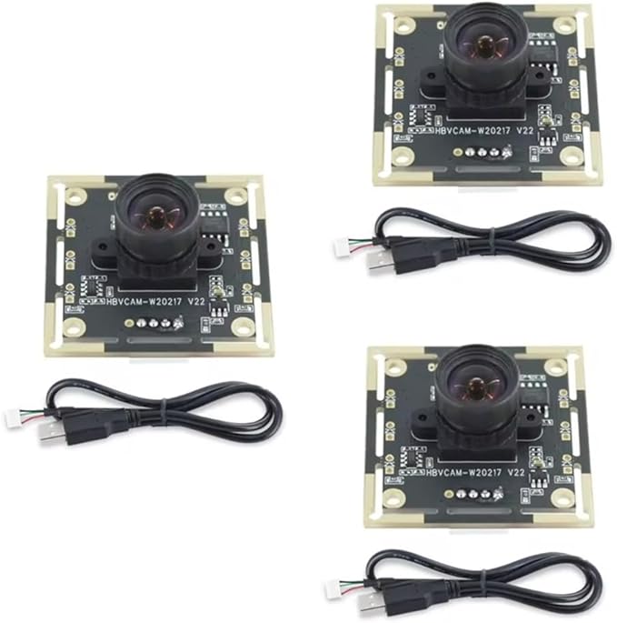 3Pcs Camera Module 100 Degree OV9732 with 3 Meters Cable 1280x720 30fps for DIY Autodarts.Io USB Drive Free
