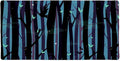 Spooky Dark Forest with Crows and Ravens Large Gaming Mouse Pad Desk Mat with Stitched Edges Non-Slip Base