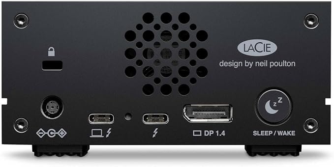 LaCie 1big Dock HDD 10To Station d'accueil disque dur Externe Pour PC Mac iPad &amp iPhone Data Rescue Service (STHS10000800)