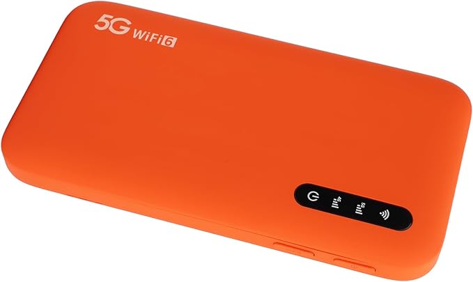 Dioche 5g Hotspot5G Mobile Hotspot Portable WiFi Router with SIM Card Slot Double Band WiFi6 Supports 16 Devices Builtin 6100mAh Battery