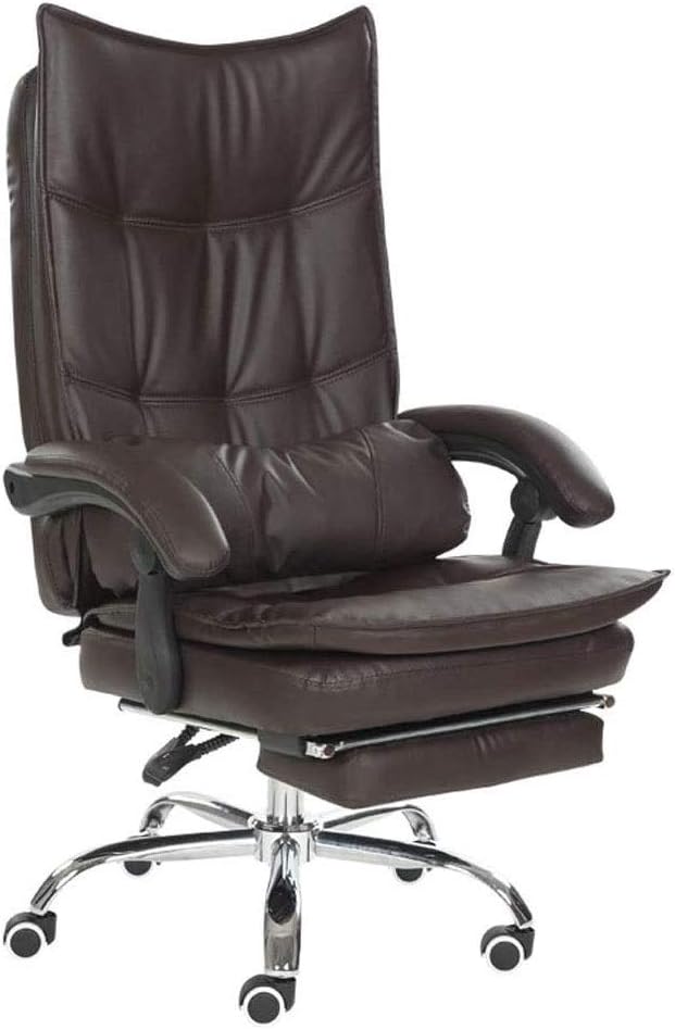 Office Chair Gaming Chair Computer Chair Reclining Office Chair with Lumbar Support Ergonomic Adjustable Seat Height and Back Recline Desk and Task Chair (Color : Rosso)