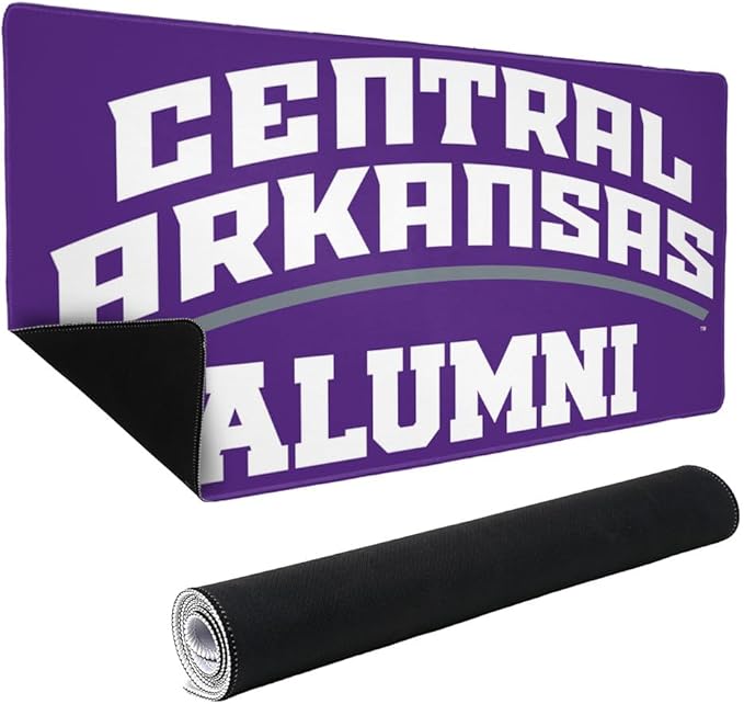 University of Central Arkansas Alumni Large Gaming Mouse Pad Desk Mat with Stitched Edges Non-Slip Base for Gamer Home and Office 31.5 x 15.7