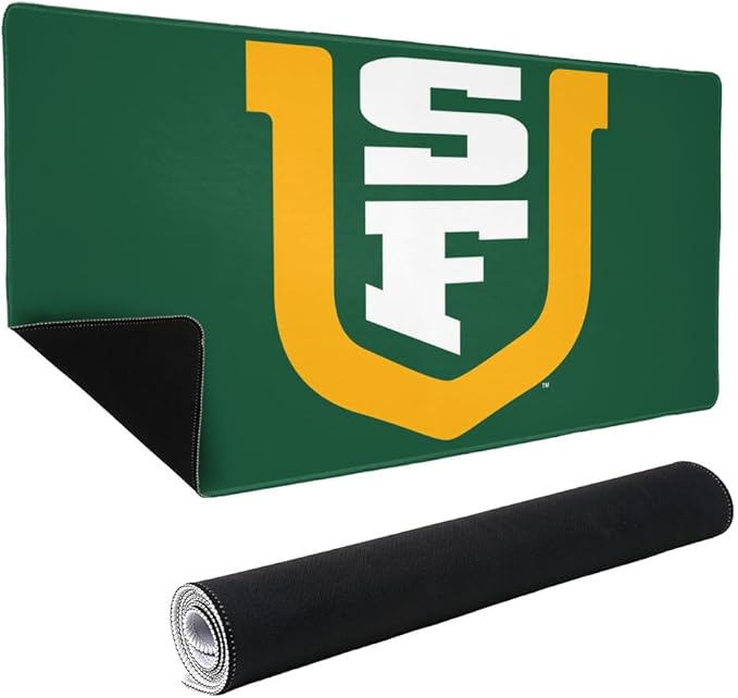 University of San Francisco Primary Logo Large Gaming Mouse Pad Desk Mat with Stitched Edges Non-Slip Base for Gamer Home and Office 31.5 x 15.7