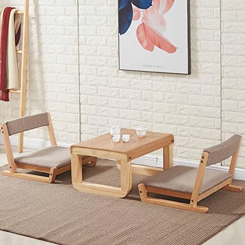 BTZHY Floor Chair Folding Tatami Chair Portable Japanese Legless Chair for Bay Window Reading Gaming Living Room Chair Floor Seat