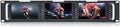 FEELWORLD T51 Triple 5 inch 2 RU Rackmount Monitor 800×480 Broadcast LCD Monitor with 3G-SDI HDMI AV Input and Output