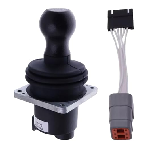 IEQFUE Joystick Controller w/Harness Adapter 1090333 GS1090333 Compatible with Genie S-40 S-45 S-60 S-65 S-80 S-85 S-100 S-100HD S-105