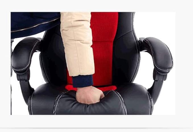 YYDS Chair Reclining Gaming Chair Executive Ergonomic Lifting Swivel Chair with Rotating Lifting Handrail Anchor Live Esports Chair Ergonomically (Color : Black Yellow Size : Aluminum Alloy feet)