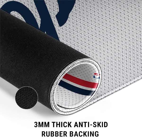 Skinit Large Gaming Mouse Pad - Officially Licensed Los Angeles Clippers Team Jersey Design with Stitched Edges Waterproof Non-Slip Rubber Base Desk Mat for Keyboard &amp Mouse 31.5 x 11.8 inch