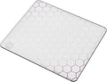 Vetroo GMP300 Tempered Glass Gaming Mouse Pad Micro-Etched 3mm Tempered Glass with Silicone Anti-Slip Base Multi-Layer Curing Smooth Operation for Esport &amp Work (White)