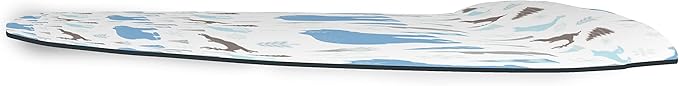 Ergonomic Mouse Pad with Wrist Rest Digital Printed Mouse Mat for Tendon Sheath Problems Non-Slip Base for Office and Home Size: 20 x 23 cm