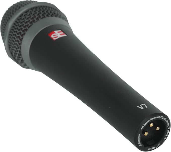 Audiosavings Se Electronics V7 Bundle: Studio-Grade Supercardioid Dynamic Microphone RCXFM20E-B 20ft Female to Male XLR Mic Cable 2-Items