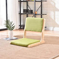 BTZHY Floor Chair Portable Floor Chair with Backrest Folding Wooden Floor Chair Japanese Legless Tatami Seating Chair for Home Office