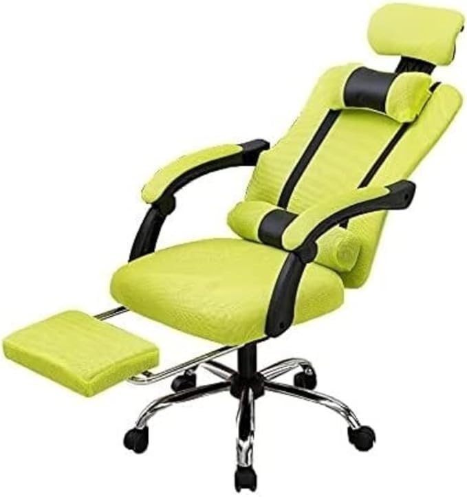 Computer Chair Office Chair Gaming Chair Desk Chair Office Recliner Chair Executive High Back Chair Computer Work Chair Backrest Leaning Function Ergonomic with Footrest Computer Chair Home Office D