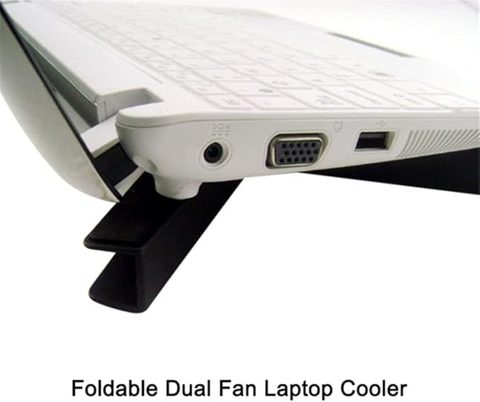 Laptop Cooler Pad Stand Base Cooling Foldable Fan Portable Convenient Notebook Computer Accessories