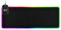 Black Mouse Pad Gaming Mousepad Non Slip Desk Mat Wireless Charging Computer Mouse Pads RGB Keyboard Mats Pad for Office Desktop Home 35.4 x 15.7 in