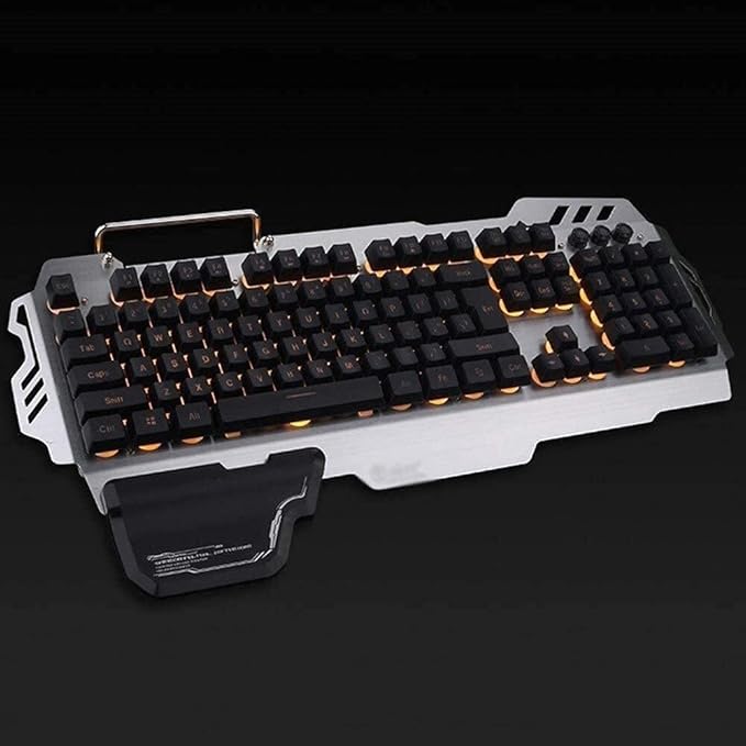 zhanghong Gaming Keyboard and Mouse Set Backlit Gaming Keyboard Breathing Backlit Mouse Gaming Keyboard Mouse Combo