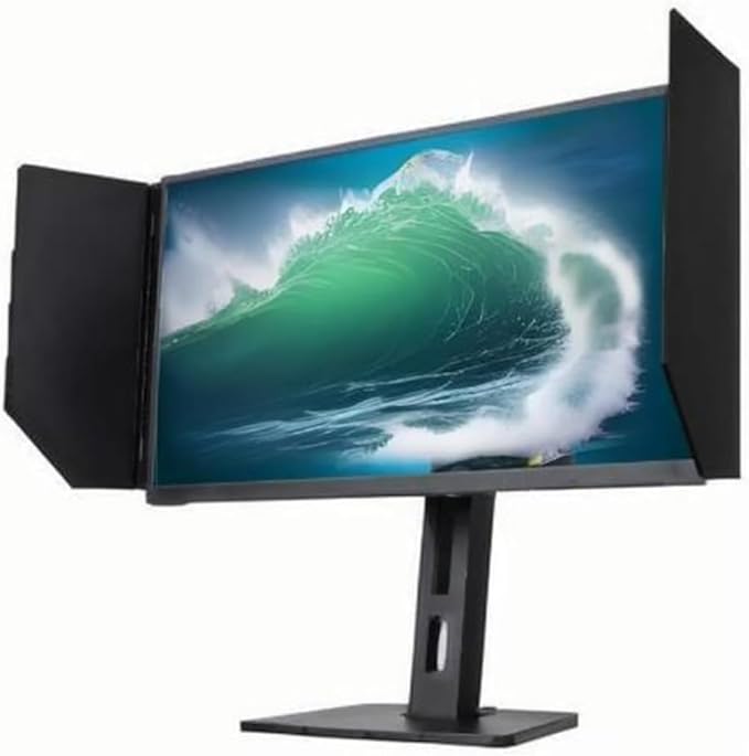 Anti-Glare Laptop Sun Shade Desktop Computer Monitor Hood 29-34-inch Adjustable Privacy Protection Light-Blocking Board Anti-Glare for Office Play Games