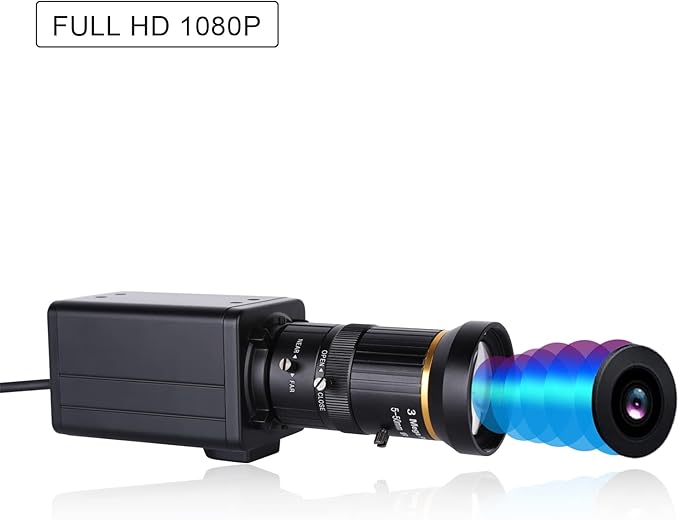 4K HD Camera Computer Camera Webcam 8 Pixels 10X Optical Zoom 60 Degree Wide Angle Manual Focus Auto Exposure Compensation with Microphone Tod USB Plug &amp Play for Video Conference Online