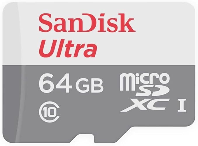 Sandisk Ultra 64GB Micro-SD + SD Adp. 100MB/s