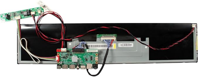 19 inch 1920x360 DV190FBM-NB0 30pin Wide IPS LCD Screen and USB SD Card LVDs Driver BoardMultimedia Supports MP4